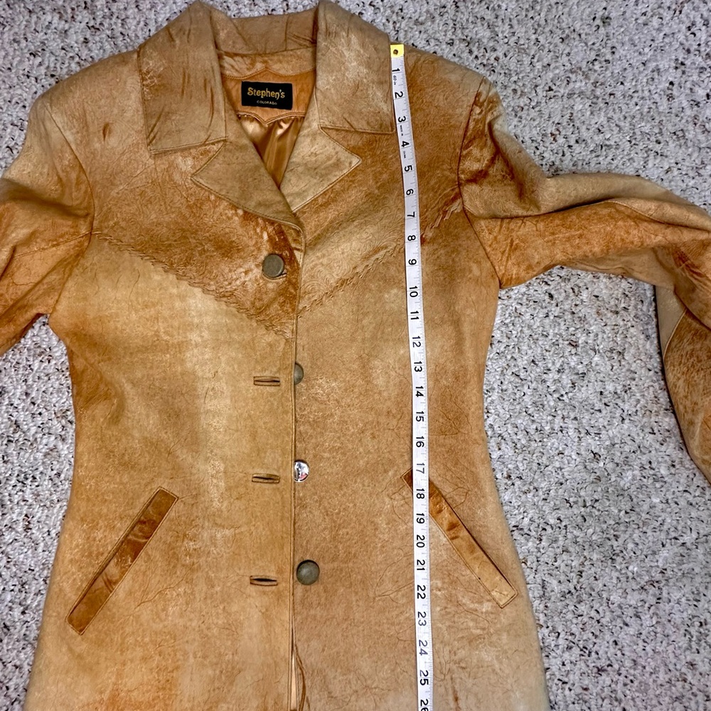 Stephen’s Tan Suede Blazer western size medium - Picture 10 of 10